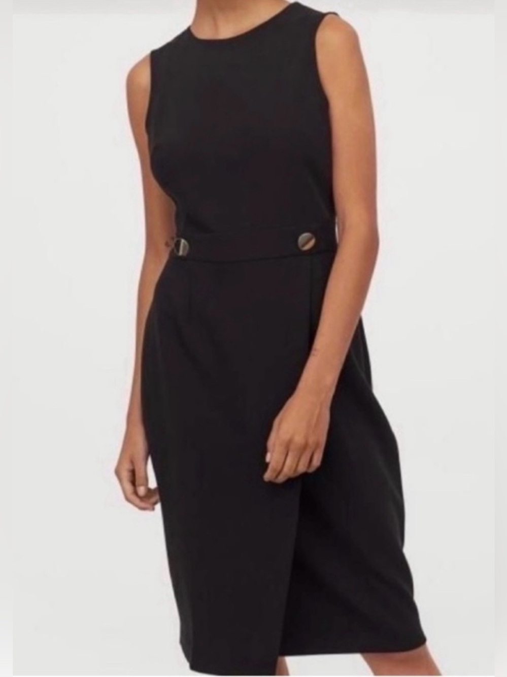 H&M Button Wrap Overall Skirt Dress - Picture 1 of 1